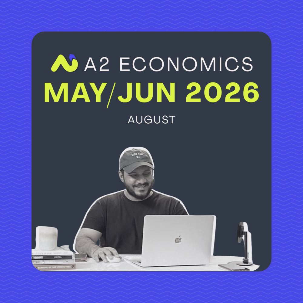 A2 ECONOMICS - MAY/JUN 2026 - AUGUST
