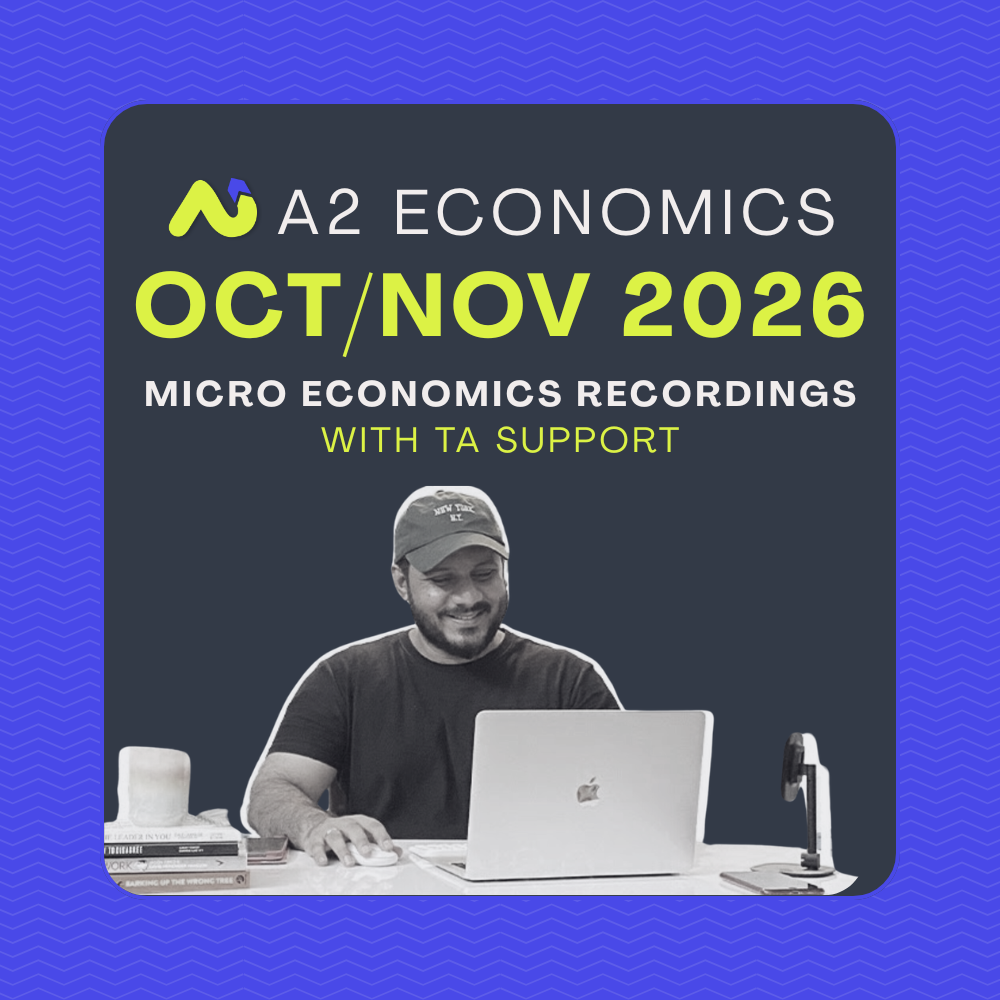 A2 MICRO ECONOMICS BUNDLE