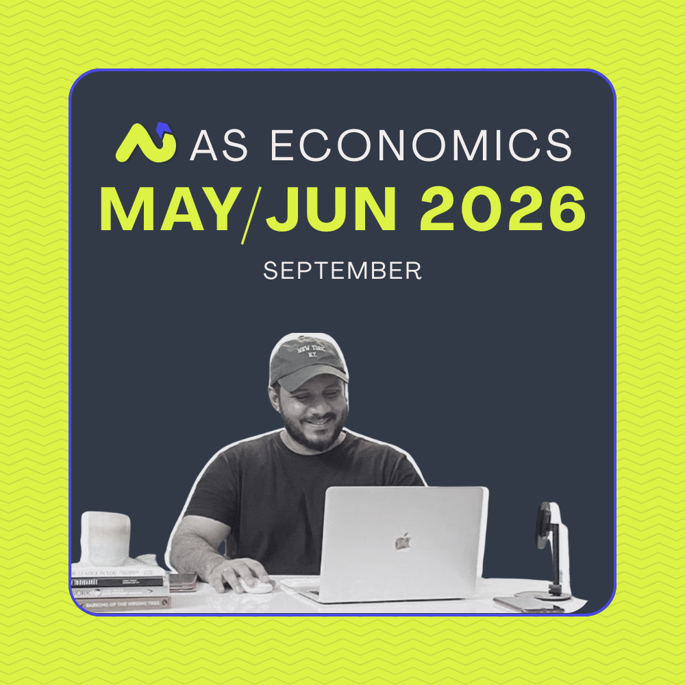 AS ECONOMICS - MAY/JUN 2026 - SEPTEMBER