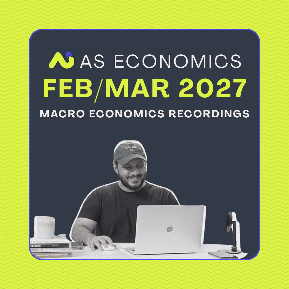 AS Level Macroeconomics Feb/Mar 2027 recorded lessons bundle by Adil Usman