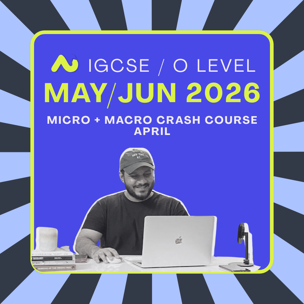 IGCSE/O LEVEL ECONOMICS - MICRO + MACRO CRASH COURSE - APRIL